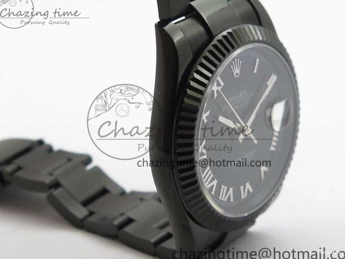 41 on Bracelet VRF A3235 DateJust Markers All Dial Edition Oyster Black Roman PVD PVD Best Black 0204